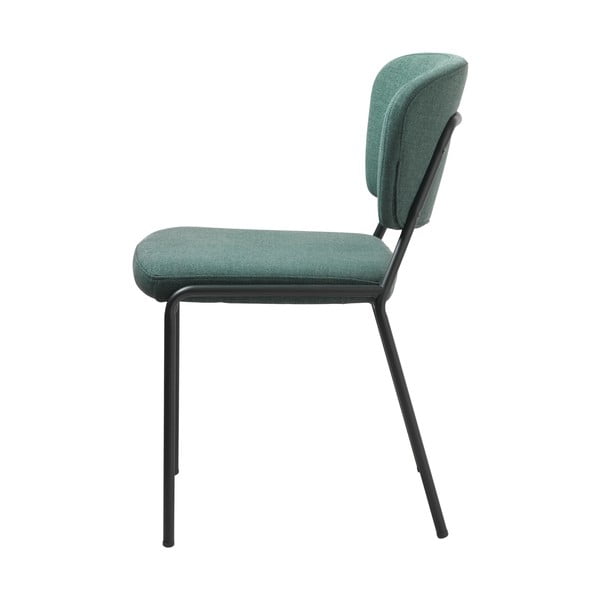Zielone krzesło do jadalni Unique Furniture Brantford