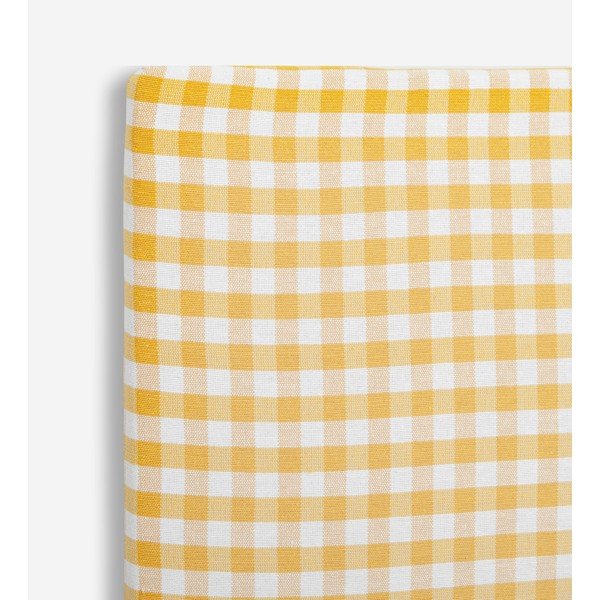 Żółty tapicerowany zagłówek 110x52 cm Marina – Really Nice Things-image-3