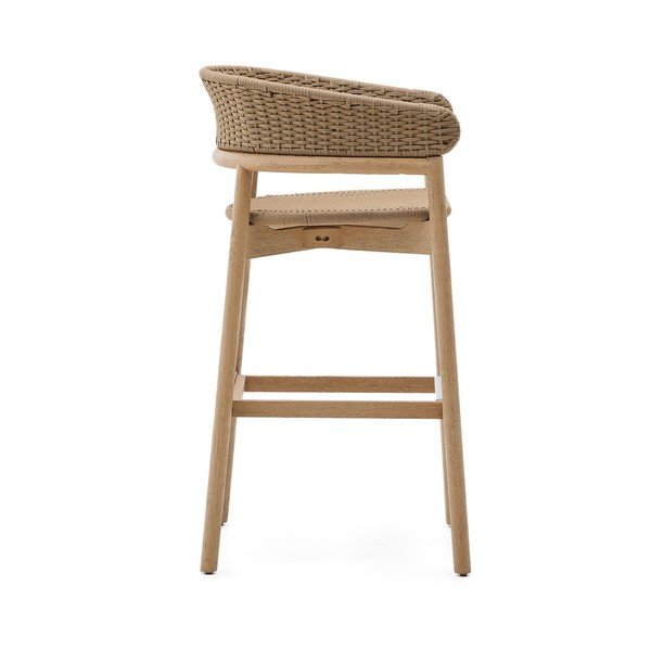 Drewniany hoker ogrodowy w naturalnym kolorze Arinella – Kave Home-image-3