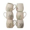 Beżowe kamionkowe kubki zestaw 6 szt. 400 ml Bea – Bloomingville