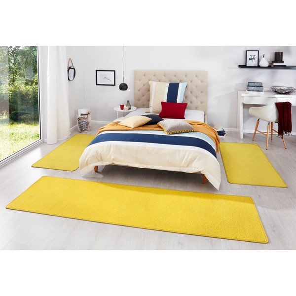 Zestaw 3 żółtych chodników Hanse Home Fancy-image-1