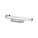 Kinkiet LED w kolorze błyszczącego srebra (dł. 40 cm) Gianni – Trio