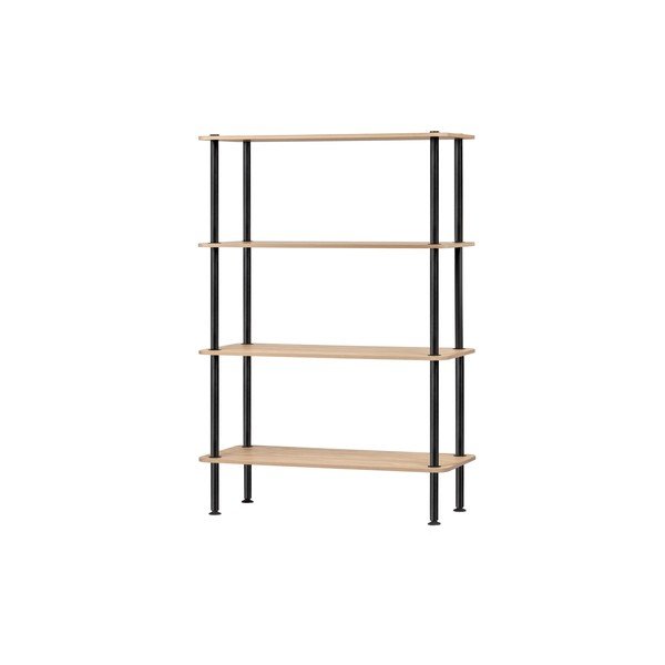 Regał w dekorze dębu w naturalnym kolorze 80x127x35 cm Teidi – noo.ma