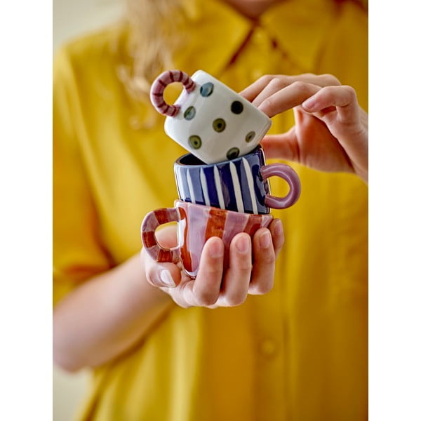 Zielona kamionkowa filiżanka na espresso 115 ml Nini – Bloomingville-image-2