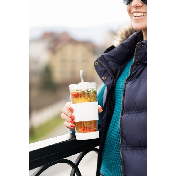 Biały kubek termiczny 600 ml Fuori – Vialli Design-image-4