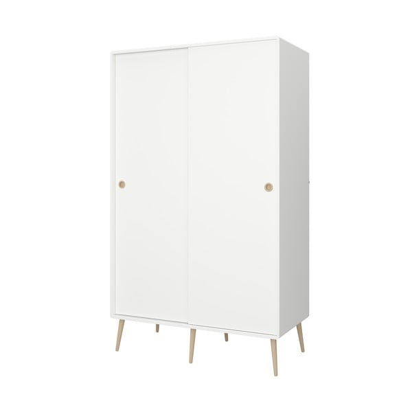 Biała szafa z drzwiami przesuwnymi 113x190 cm Softline – Tvilum-image-1