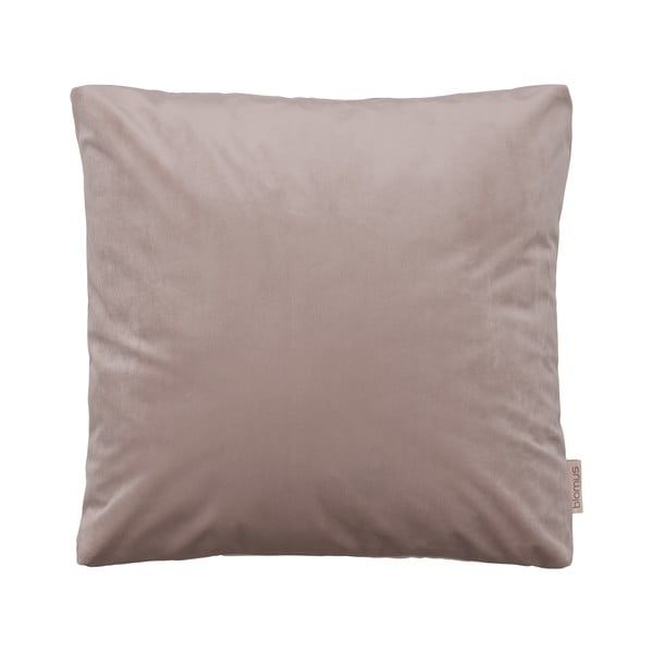 Ciemnoróżowa poszewka na poduszkę z efektem aksamitu Blomus, 45x45 cm