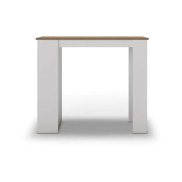 Stolik barowy z blatem w dekorze dębu 52x120 cm Peru – Marckeric-image-3