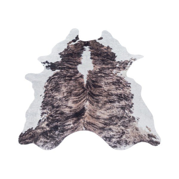 Ciemnobrązowa syntetyczna skóra na podłogę 100x135 cm Etosha – Ayyildiz Carpets-image-3