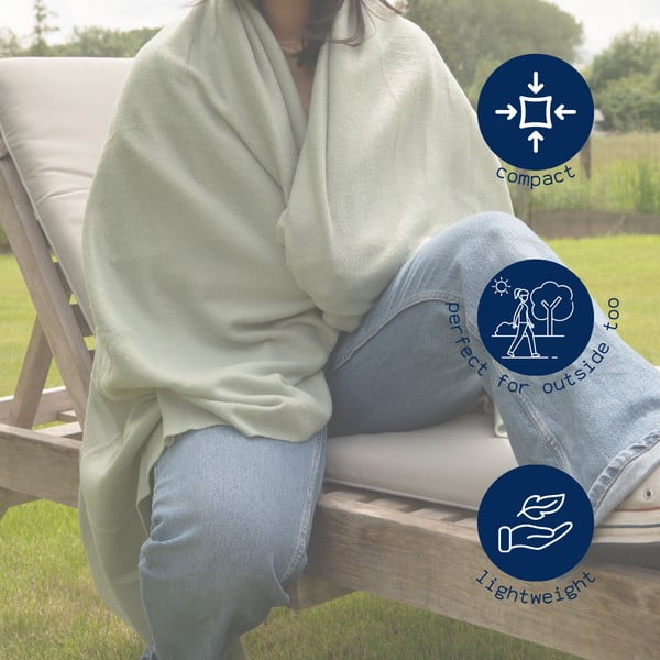 Zielony polarowy koc 130x160 cm Riso – Tiseco Home Studio-image-4