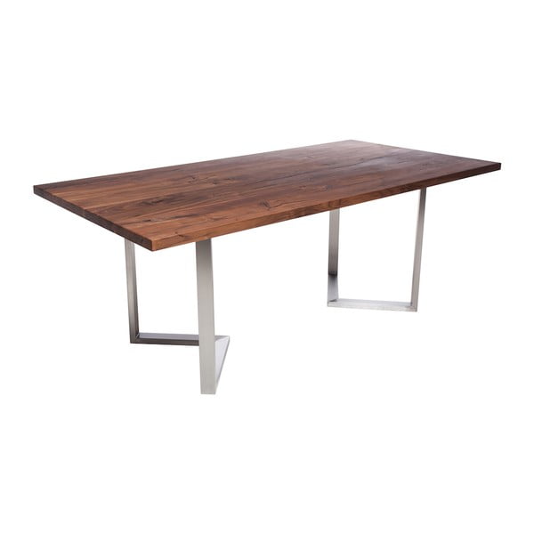 Stół do jadalni z drewna orzecha czarnego Fornestas Fargo Calipso, długość 180 cm
