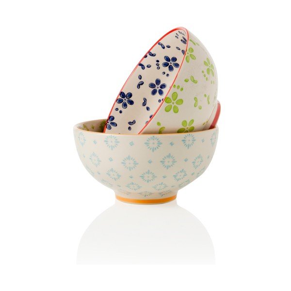 Zestaw 2 misek dwukolorowych Orange/Rouge