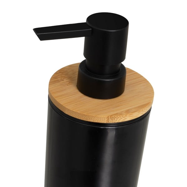 Czarny plastikowy zestaw akcesoriów łazienkowych – Casa Selección-image-4