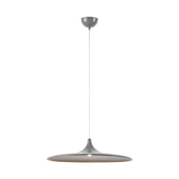 Szara metalowa lampa wisząca LED ze ściemniaczem ø57x13 cm Beam – Markslöjd