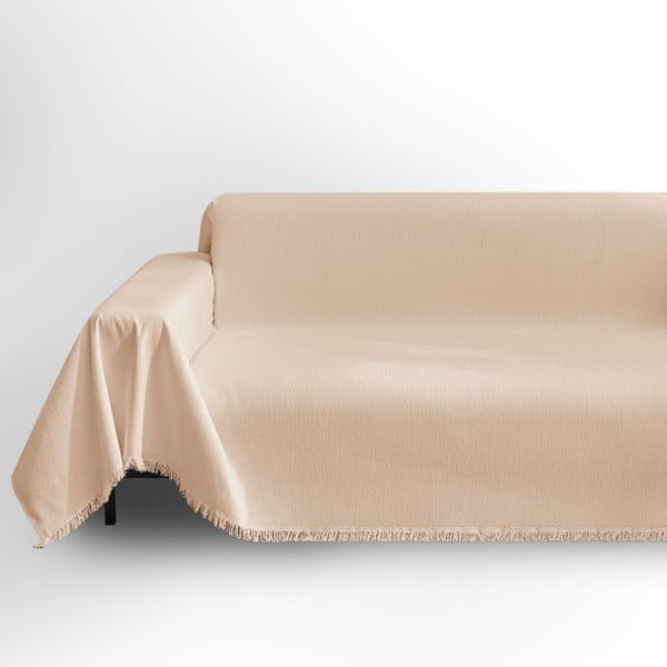 Beżowy pokrowiec na sofę 4-osobowy Talo – Filumi