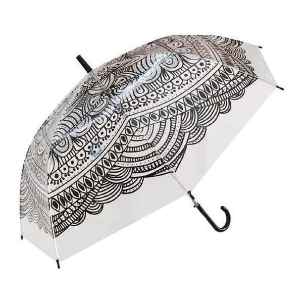 Przezroczysty parasol Ethnic, ⌀ 105 cm