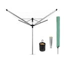 Ogrodowa suszarka na pranie w kolorze srebra 50 m Lift-o-Matic Advance – Brabantia