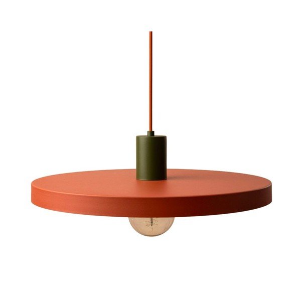 Ceglasta metalowa lampa wisząca ø 40 cm Ori – Micadoni 