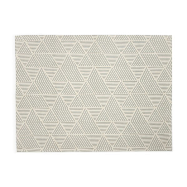 Szary ręcznie tkany dywan dziecięcy Naf Naf Geometric, 120x160 cm