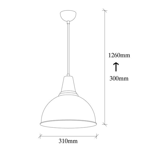 Czarna metalowa lampa wisząca Opviq lights Parthena-image-3