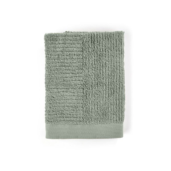 Zielony bawełniany ręcznik frotte 50x70 cm Classic – Zone