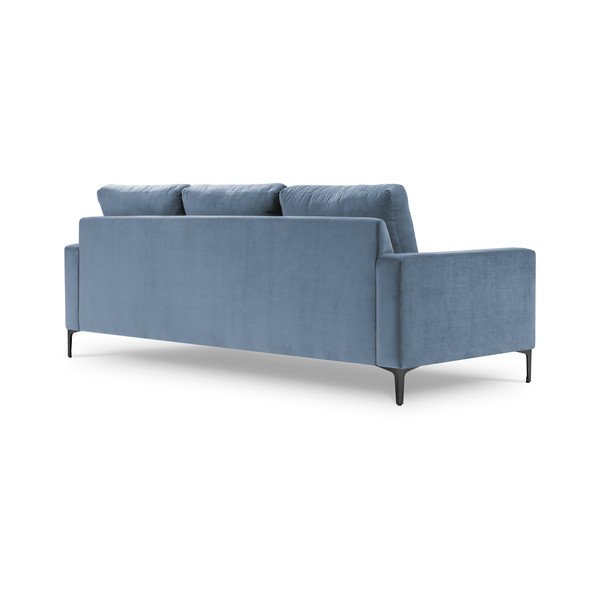 Jasnoniebieska aksamitna sofa Kooko Home Harmony, 220 cm-image-2