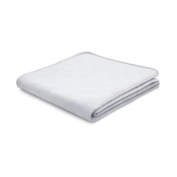 Szara dwuosobowa narzuta na łóżko 220x230 cm Art Deco Pearl – Catherine Lansfield-image-2