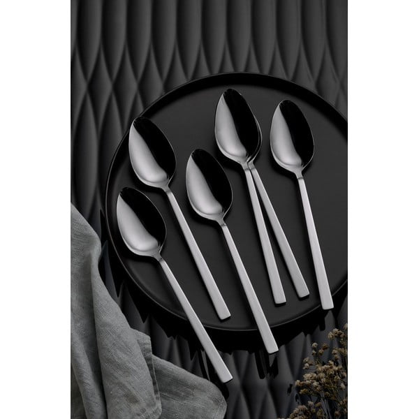 Sztućce ze stali nierdzewnej w kolorze srebra 36 szt. – Hermia-image-2