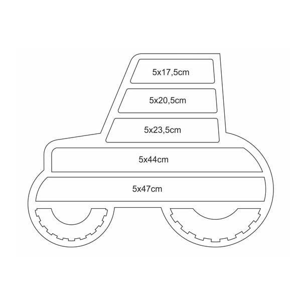 Półka Unlimited Design For Children Traktor-image-1