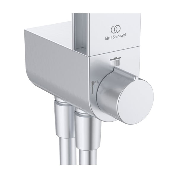 Metalowy zestaw prysznicowy w kolorze matowego srebra 110 cm ALU+ – Ideal Standard-image-2