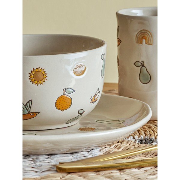 Kamionkowy zestaw naczyń dla dzieci 3 szt. Agnes – Bloomingville Mini-image-2