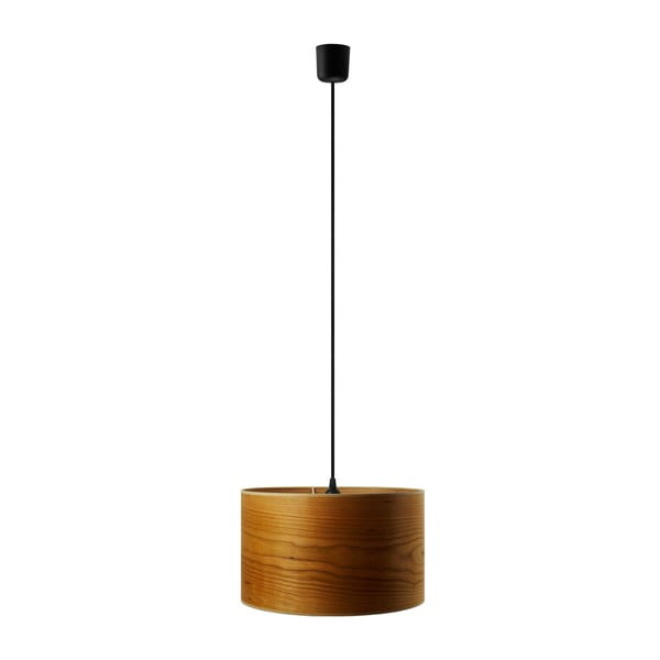 Lampa wisząca w kolorze drewna wiśniowego Sotto Luce TSURI, Ø 40 cm