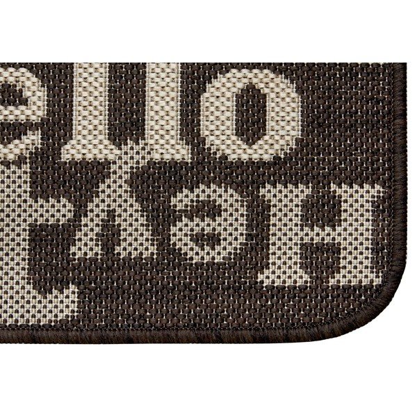 Brązowa wycieraczka Hanse Home Weave Bonjour, 50x80 cm-image-1