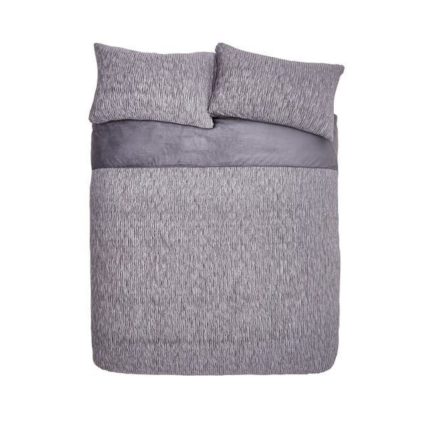 Szara pościel dwuosobowa 200x200 cm Allure Sparkle – Catherine Lansfield-image-2