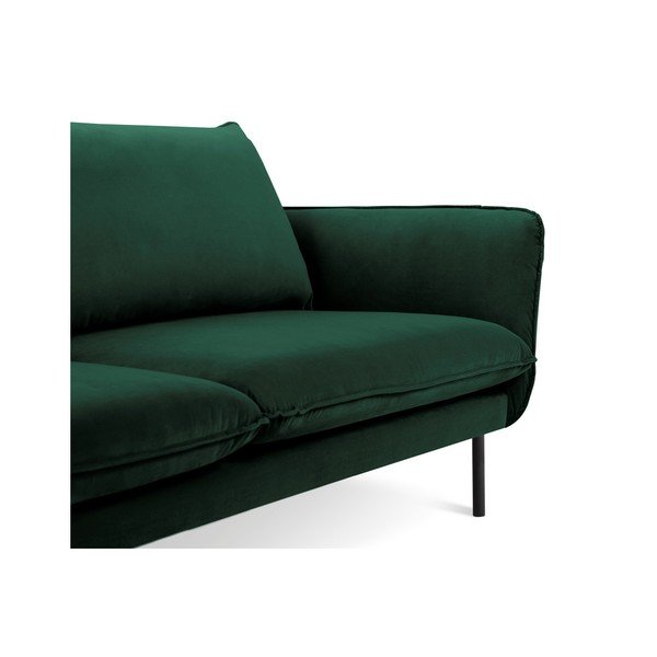 Zielona aksamitna sofa Cosmopolitan Design Vienna, 230 cm-image-3