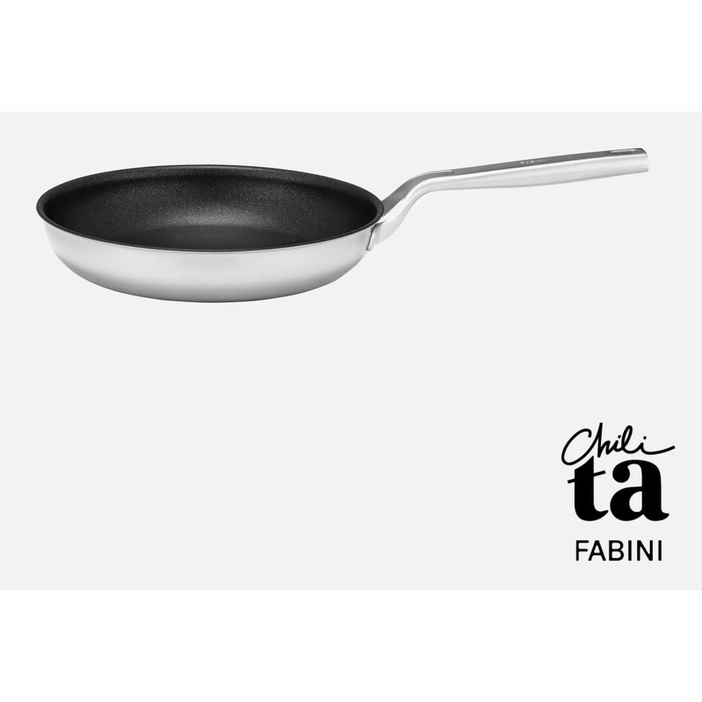 Patelnia ze stali nierdzewnej z powłoką nieprzywierającą ø 26 cm Chili Ta – FABINI (zdjęcie 9)