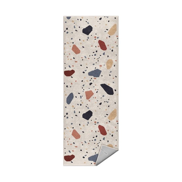 Kremowy chodnik odpowiedni do prania 60x230 cm Cracked Terrazzo – Mila Home