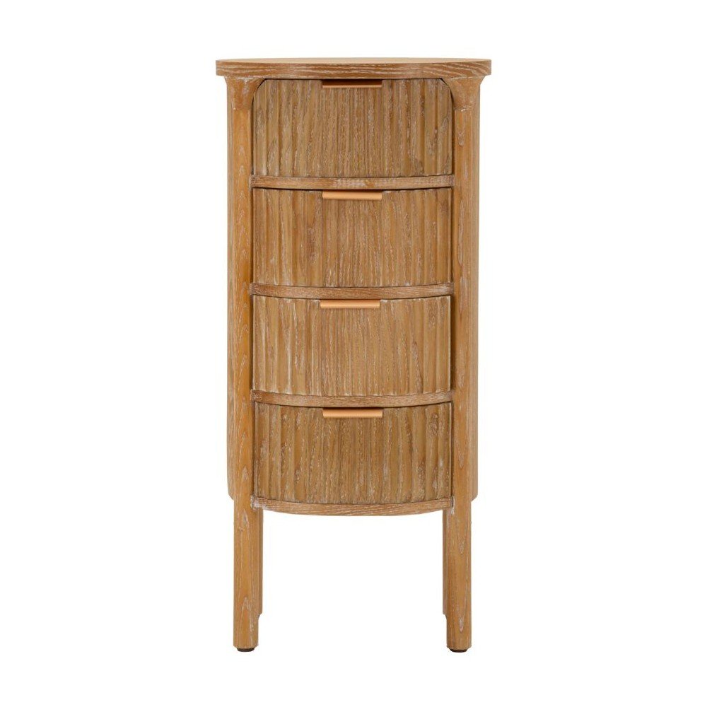 Szafka z litego drewna jodłowego w naturalnym kolorze 38x82x33,5 cm Gothenburg – Mauro Ferretti