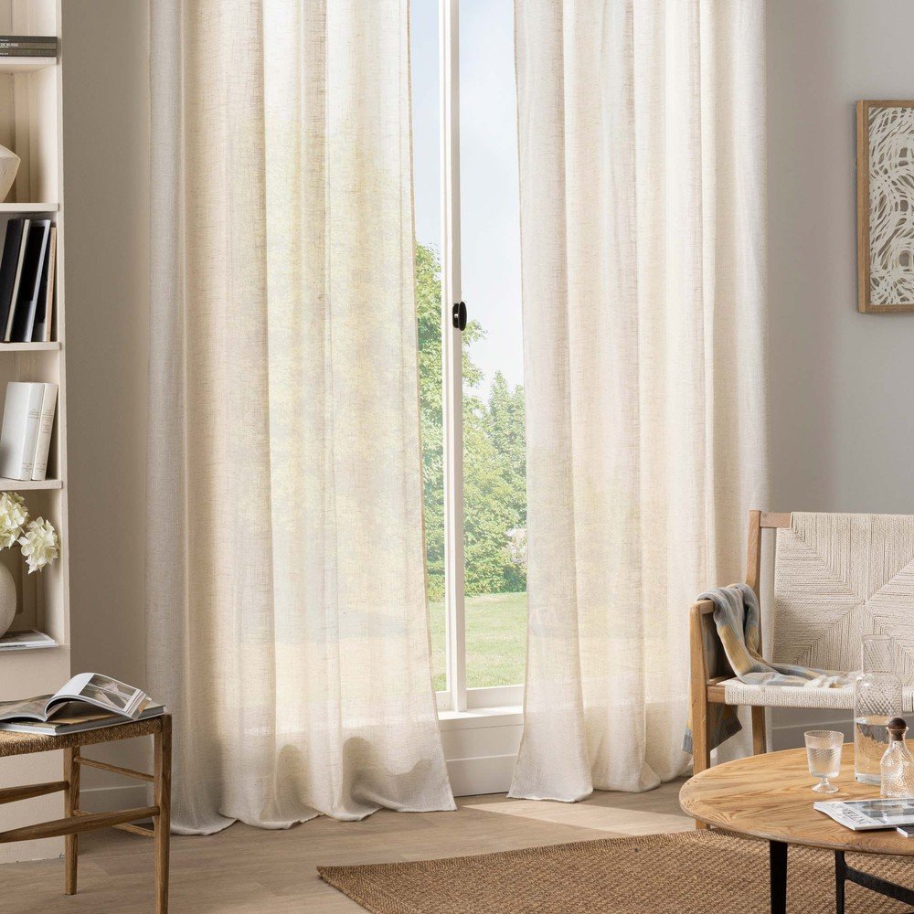 Kremowa zasłona 140x240 cm Yoko – douceur d'intérieur (zdjęcie 4)