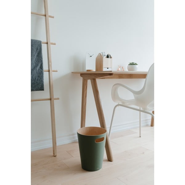 Zielony kosz na śmieci 7,5 l Woodrow – Umbra-image-4