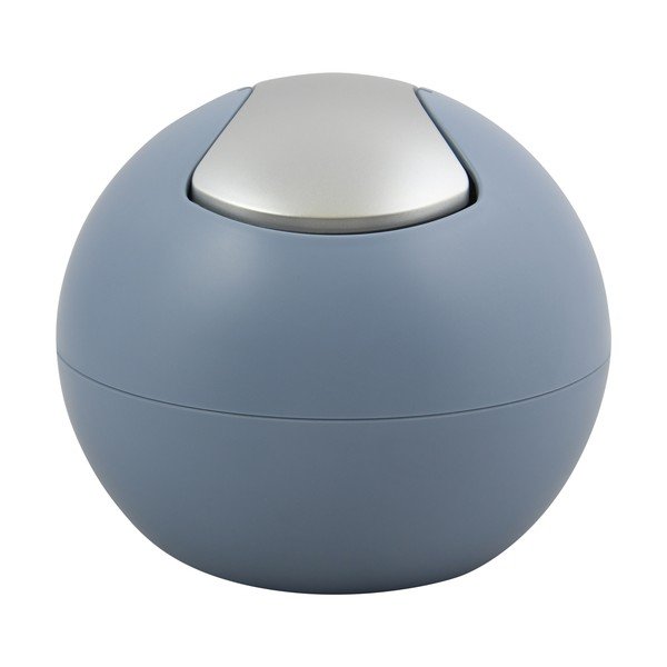 Jasnoniebieski plastikowy kosz na śmieci 1 l   Bowl Matt – Spirella