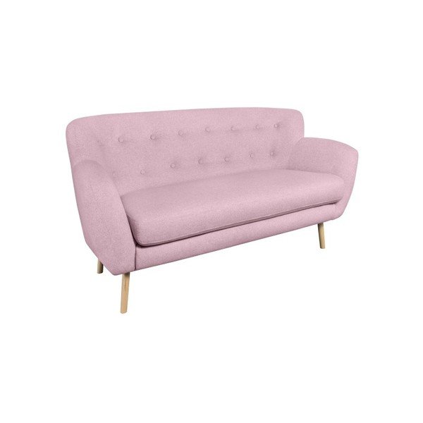 Różowa sofa dwuosobowa Kooko Home Pop-image-2