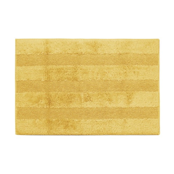 Żółty dywanik łazienkowy Jalouse Maison Tapis De Bain Jaune, 60x90 cm