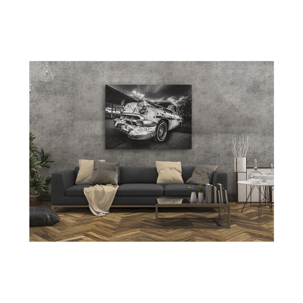 Obraz Styler Canvas Silver Old Car, 85x113 cm-image-1