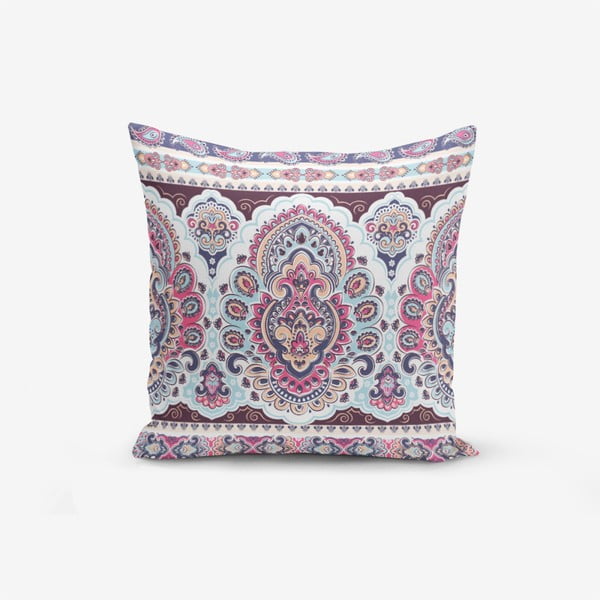 Poszewka na poduszkę z domieszką bawełny Minimalist Cushion Covers Lila Cini, 45x45 cm