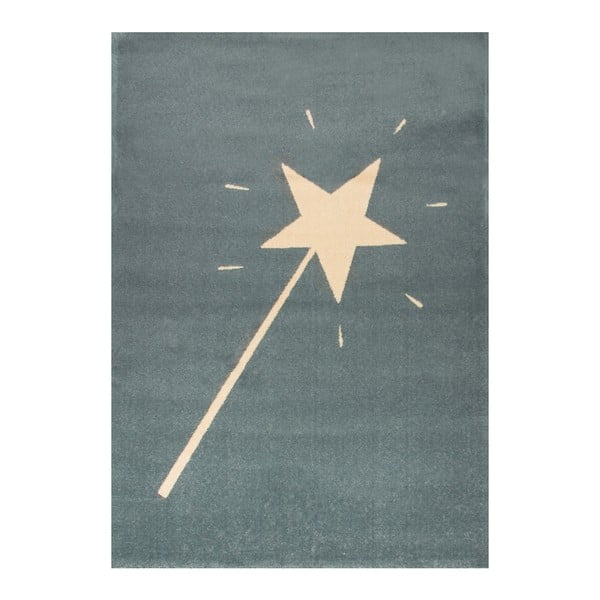 Niebieski dywan Art For Kids Magic Wand, 120x170 cm