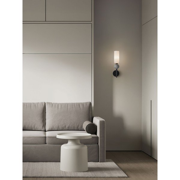 Kamienny kinkiet w kolorze matowej czerni Filomena – Nova Luce-image-1