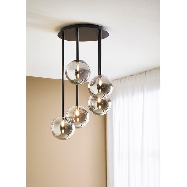 Czarna lampa wisząca Markslöjd Universe 5L-image-1