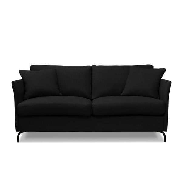 Czarna sofa dwuosobowa Windsor & Co. Sofas Saturne