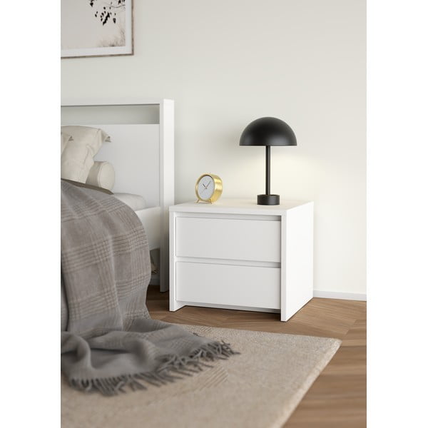 Biała szafka nocna Next – Tvilum-image-1